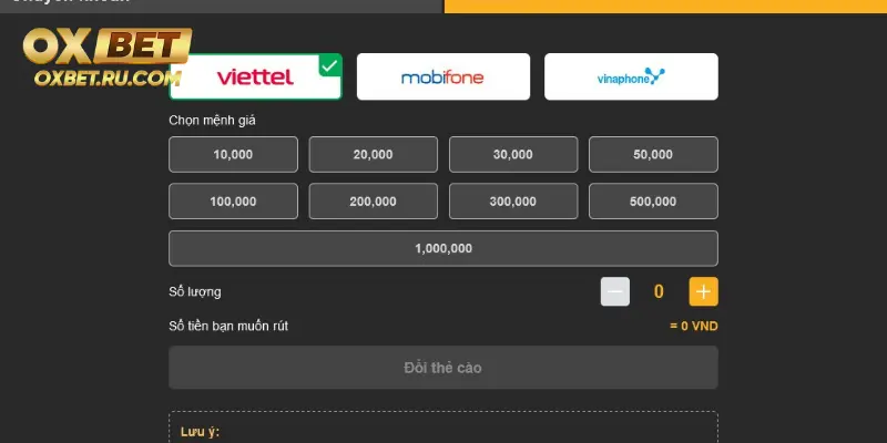 Trang Chủ OXBET %count(title) Rút tiền an toàn khi sử dụng dịch vụ nhà cái